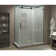 Coraline XL 60" - 64" W x 32" D x 80" H Frameless Rectangle Sliding Shower Enclosure, Frosted Glass