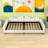 Upholstered Daybed with Sherpa Fabric-350131810-349787540