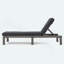 Chaise longue simple inclinable avec coussins 76,75 po Arville-1414827400