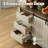 78.74" Tall Farmhouse Kitchen Pantry Storage Cabinet, Large Kitchen Hutch With Microwave Stand