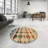 Abstract Indoor Rug-596398316