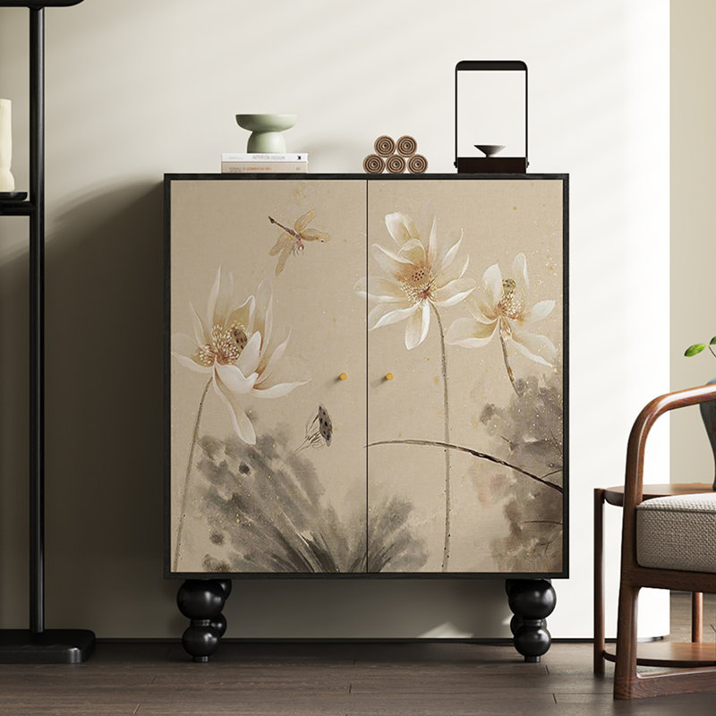 Armoire de rangement à chaussures en bois massif