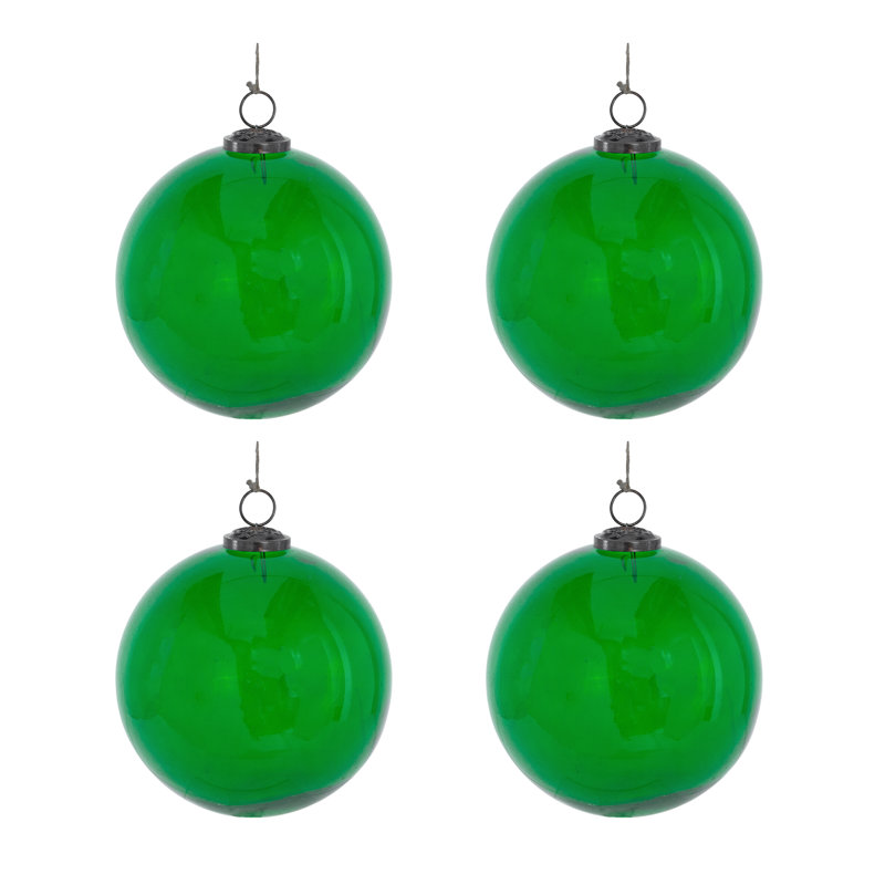 Ornements en boule, Vert