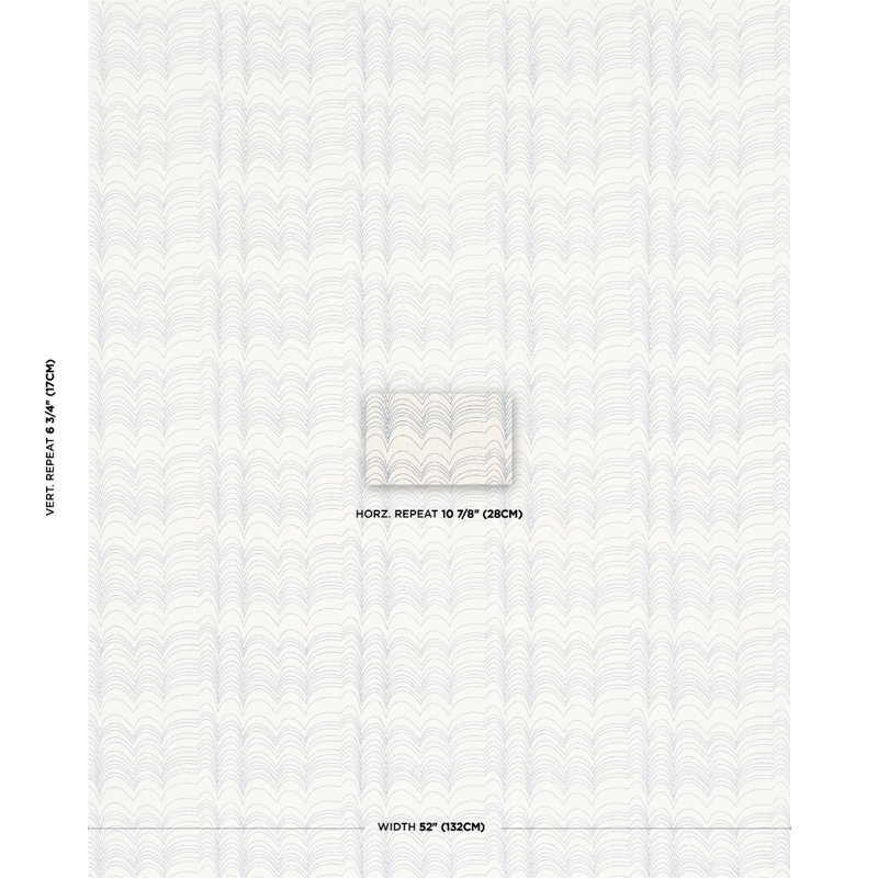 Tissu Schumacher X Studio Bon Richter, Bleu