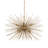 29" Gold Sputnik Chandelier 8 Lights