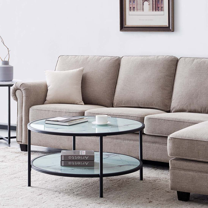Zebediah Frame Coffee Table with Storage