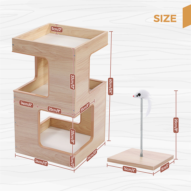 Maison pour chat, Beige