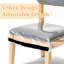 Housses de chaise de salle à manger - transparentes - plastique / résistant aux taches, à l'eau et aux égratignures / ajustement ajustable pour les chaises de 18 à 20 po