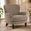 Fauteuil club rembourré Gerald Boucle