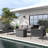 4 Piece Outdoor Furniture Set with Fire Pit Table, Modern Rope Woven Patio Conversation Sofa Set with Olefin Braid and Deep Seating-1287464201