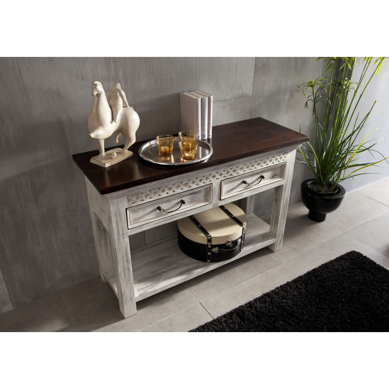 Castle 115cm Solid Wood Console Table