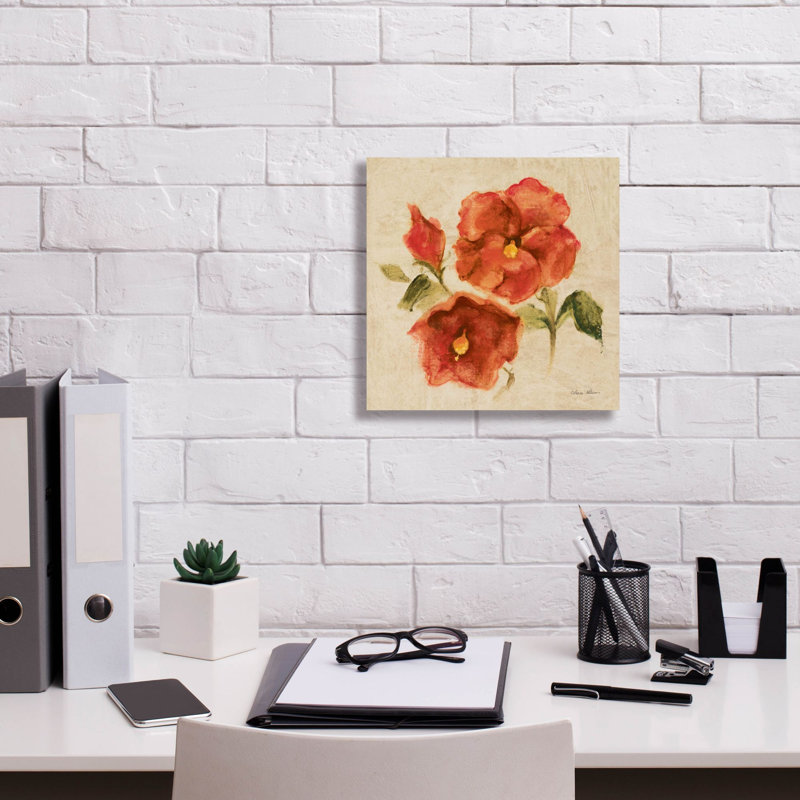 «Bright Tropics 3» par Cheri Blum, art mural sur toile, H 12 po x l 12 po x P 0,75 po