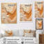 «Orange» et «Beige», impression sans cadre III-244338298-244338278