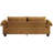 96" Modern 3 - Seater Sofa Couch with Upholstered Armrests, Corduroy Fabric Couch for Living Room & Apartment-1891248375