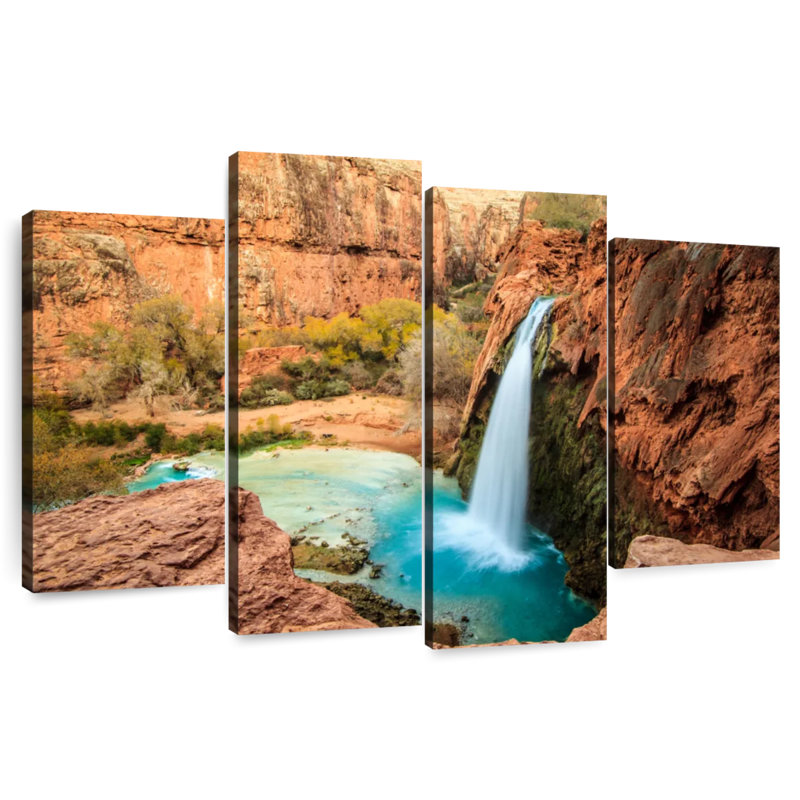 Chutes pittoresques d'Alvord à Havasu, H 32 po x l 52 po