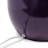  Curvy Ceramic Table Lamp, Purple