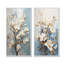 Ensemble de salon art mural bleu et blanc Magnolias-102583816-102583818