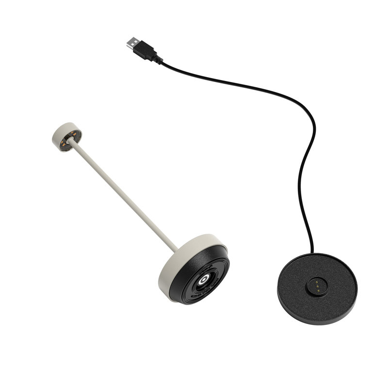 TURAS LED Buffet Table Lamp, Silk Gray