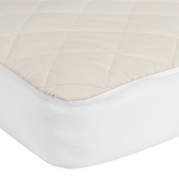 Sealy Stain Protection Waterproof Fitted Crib Mattress Pad