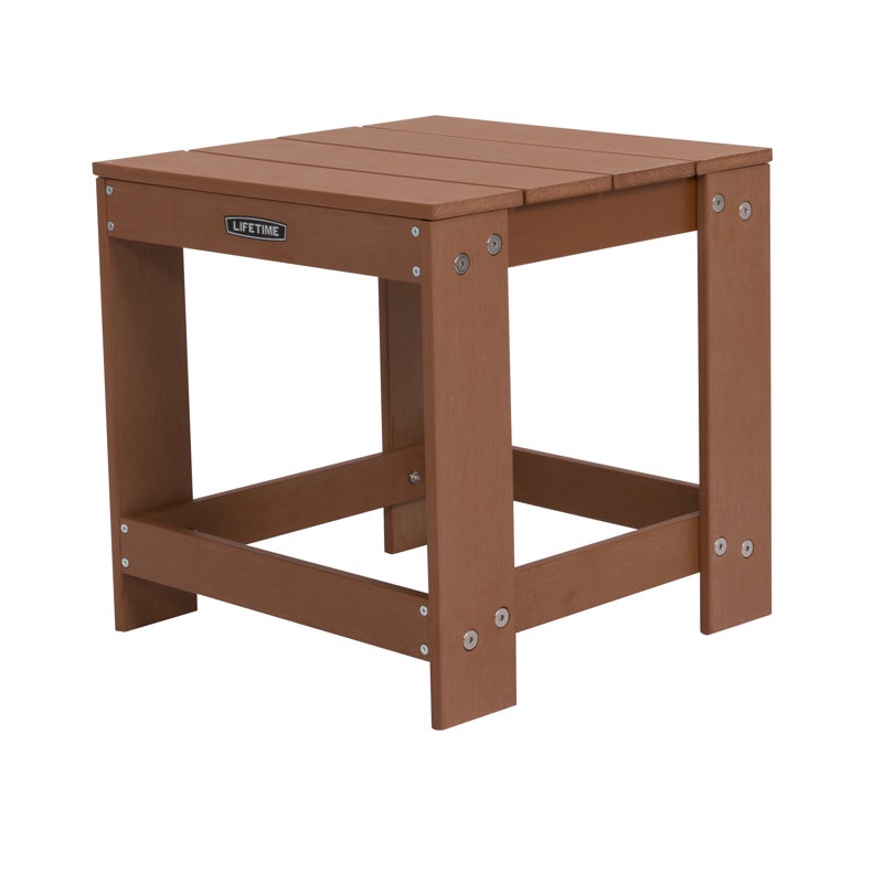 Table d'appoint Adirondack en plastique / résine, Bois simulé