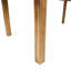 Table de salle à manger rustique, fabriquée en bois pour une conception extensible Table extensible en bois, finition
