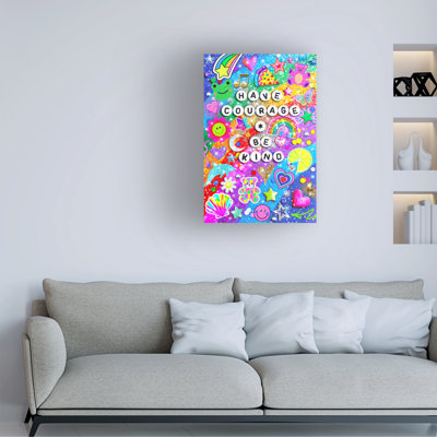 Jess Stempel Courage And Kind Canvas Art