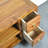 Yumu Shoe Changing Stool 6 Pair Solid Wood Shoe Storage Bench