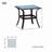 Square Metal Outdoor Side Table , 20.09'' in. W 20.09'' in. D
