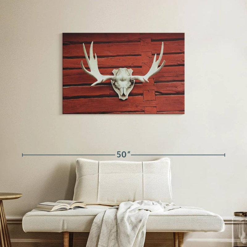 Lelar Antlers At The Barn, 24" H x 36" W