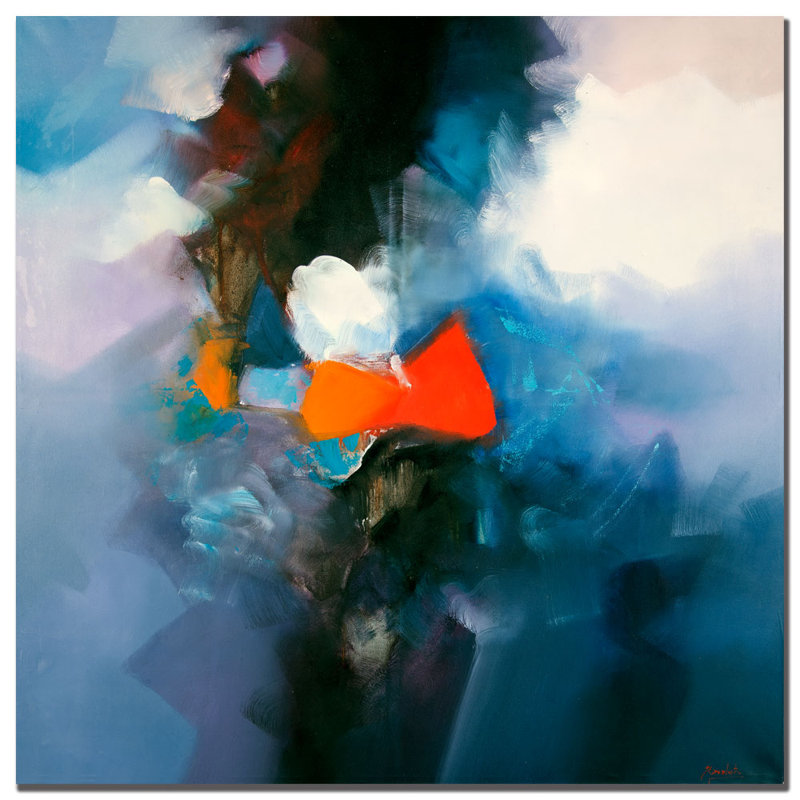 «Ormsby Abstract V», reproduction d'art sur toile, H 24 po x l 24 po x P 2 po