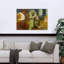 La chapellerie, 1879-1886. Estampe d'art mural contemporain abstraite impressionniste.-2112380500