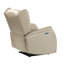 Fauteuil inclinable électrique en cuir véritable de 33,75 po de largeur-676692685