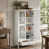 Blanc / gris antique