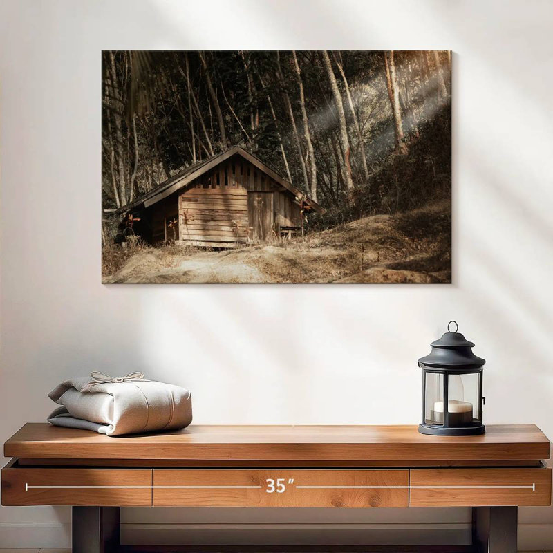 Lilie Woodland Barn, 16" H x 24" W