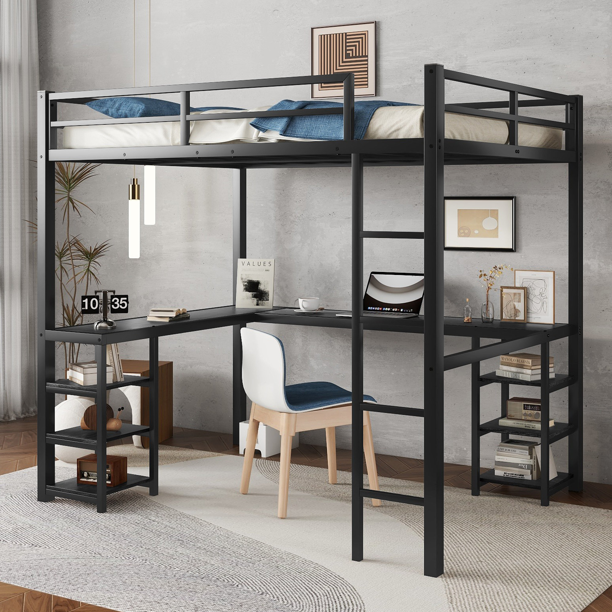 Full Metal Loft Bed