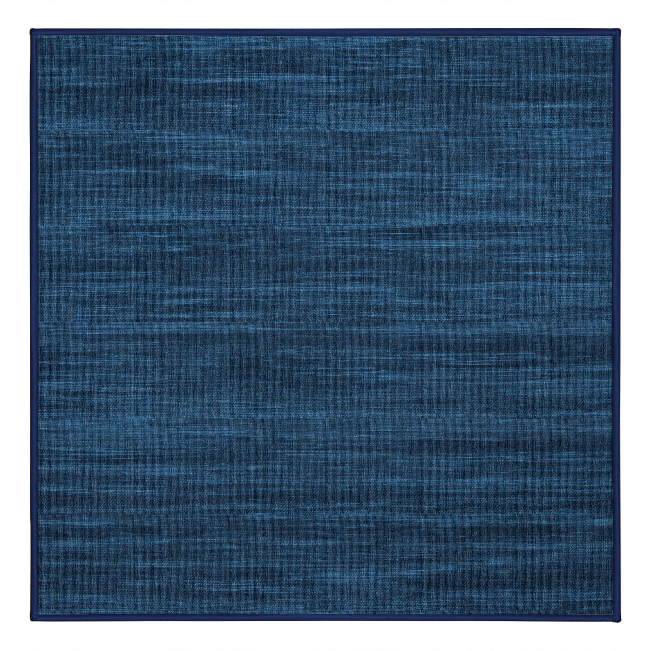 Bloomsbury Market Machine Washable Solid Blue Area Rug | Wayfair
