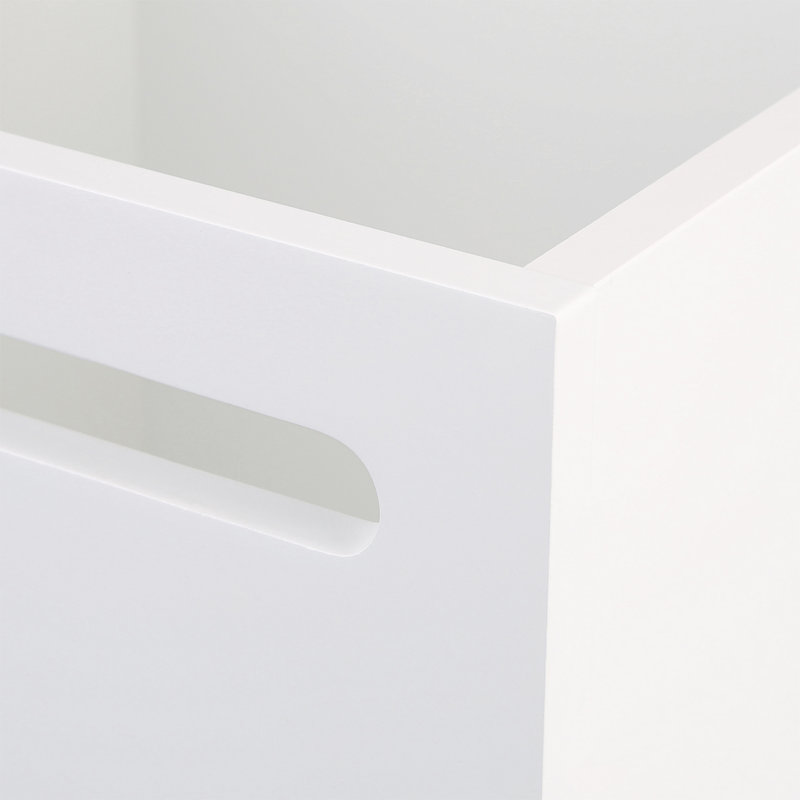 Wade Logan Siggi Storage Tub & Tote, Pure White