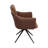 360° Swivel Home Office Desk Chairs Set Of 2,Dining Chairs With Arm, Upholstered Bedroom Chairs With Metal Base,Makeup Chair For Vanity-293132848