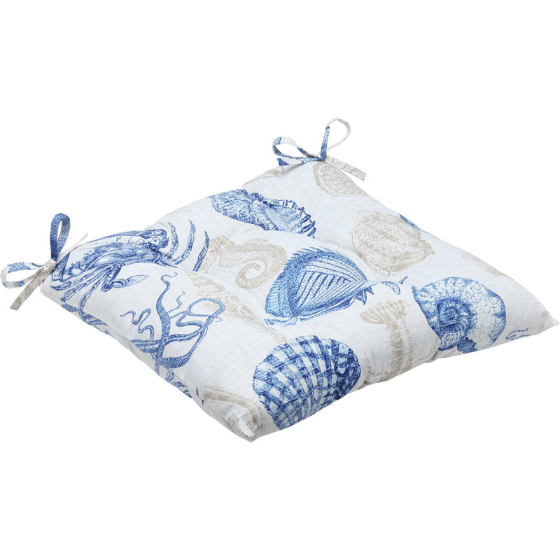 Coussin de siège intérieur/extérieur Ealy, Marin