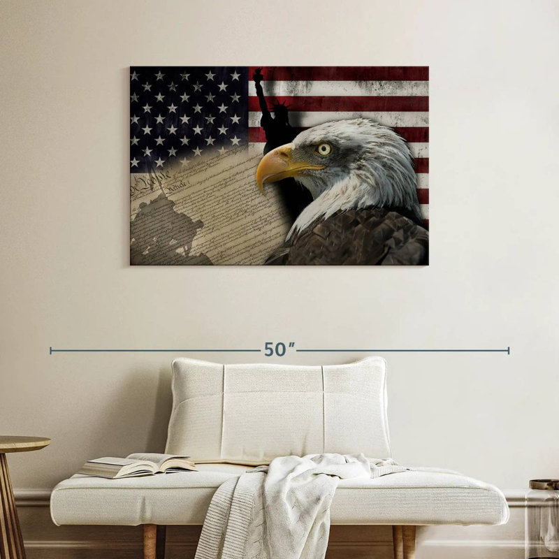 Borges American Symbols, H 26 po x l 39 po