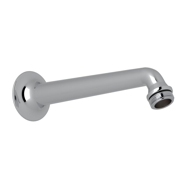 ROHL 20 Inch Reach Wall Mount Shower Arm - Unlacquered Brass