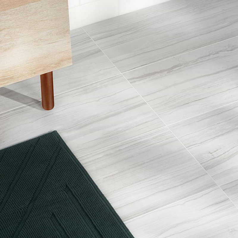 Dreamstone Luminus White 12X24 Porcelain Tile, Luminus White Matte