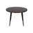 Keandria Acacia Round Solid Wood Top Metal Base Dining Table-75299132