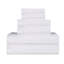 Ruvins Cotton Highly Absorbent 6-Piece Solid and Checkered Border Towel Set-1590849664