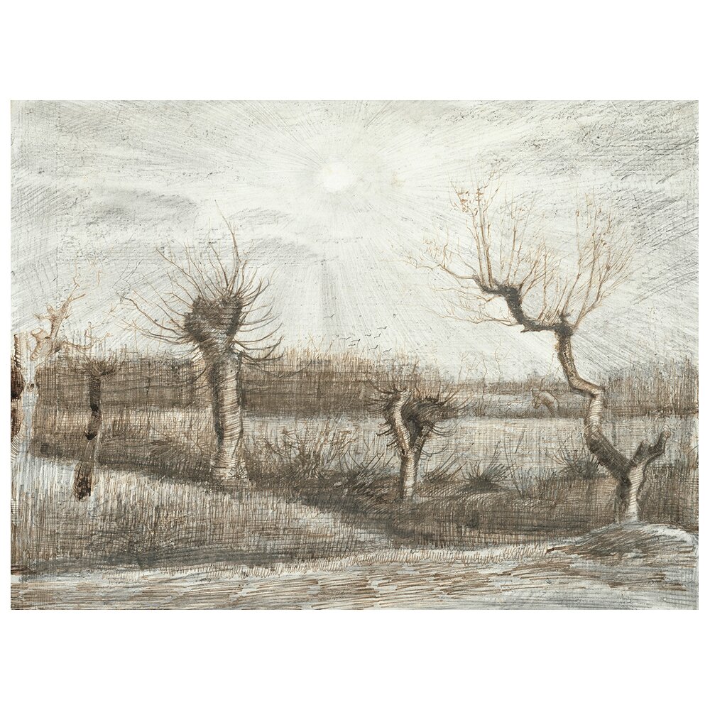 Leinwandbild Tetards (Pollards) von Vincent Van Gogh