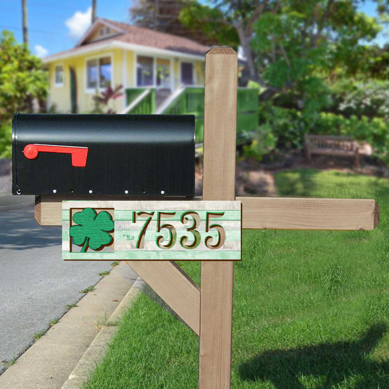 Plaque d'adresse sur 1 ligne Clover, Oui