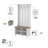 Pernell Freestanding 3 - Hook Coat Rack-222649722