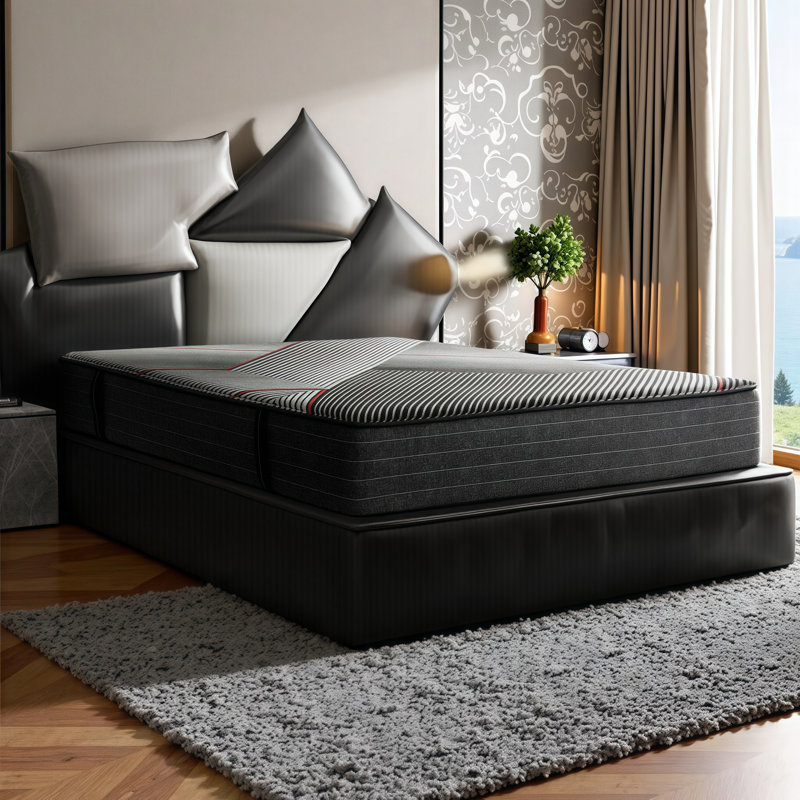 Cooling Hybrid Mattress with Pocket Coils | 11 Inch Medium-Firm Support, Motion Isolation & Reinforced Edge for Stability