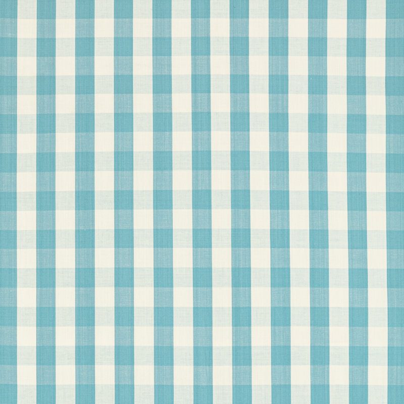 Tresors De Jouy Carsten 100% Cotton Fabric, Pool