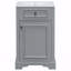 Meuble-lavabo de 20 po avec lavabo en céramique, porte à fermeture douce, tablette réglable et support de rangement fixé à la porte-1060825600